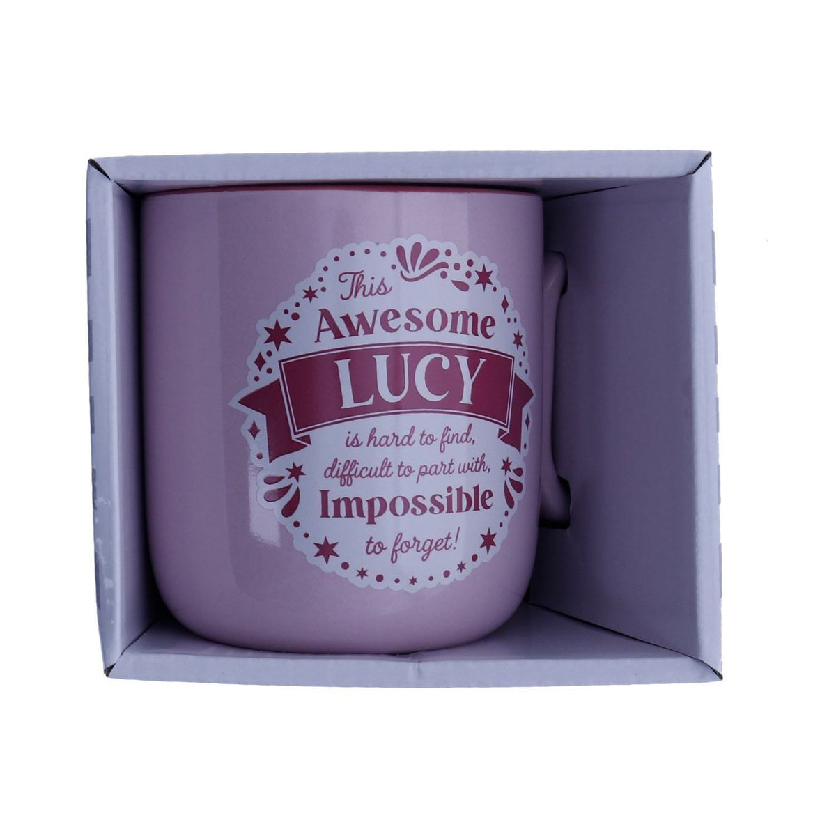 Lucy About Me Mug - Dollars and Sense