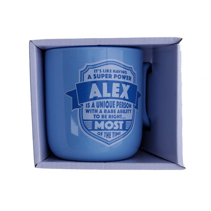 Alex About Me Mug - Dollars and Sense