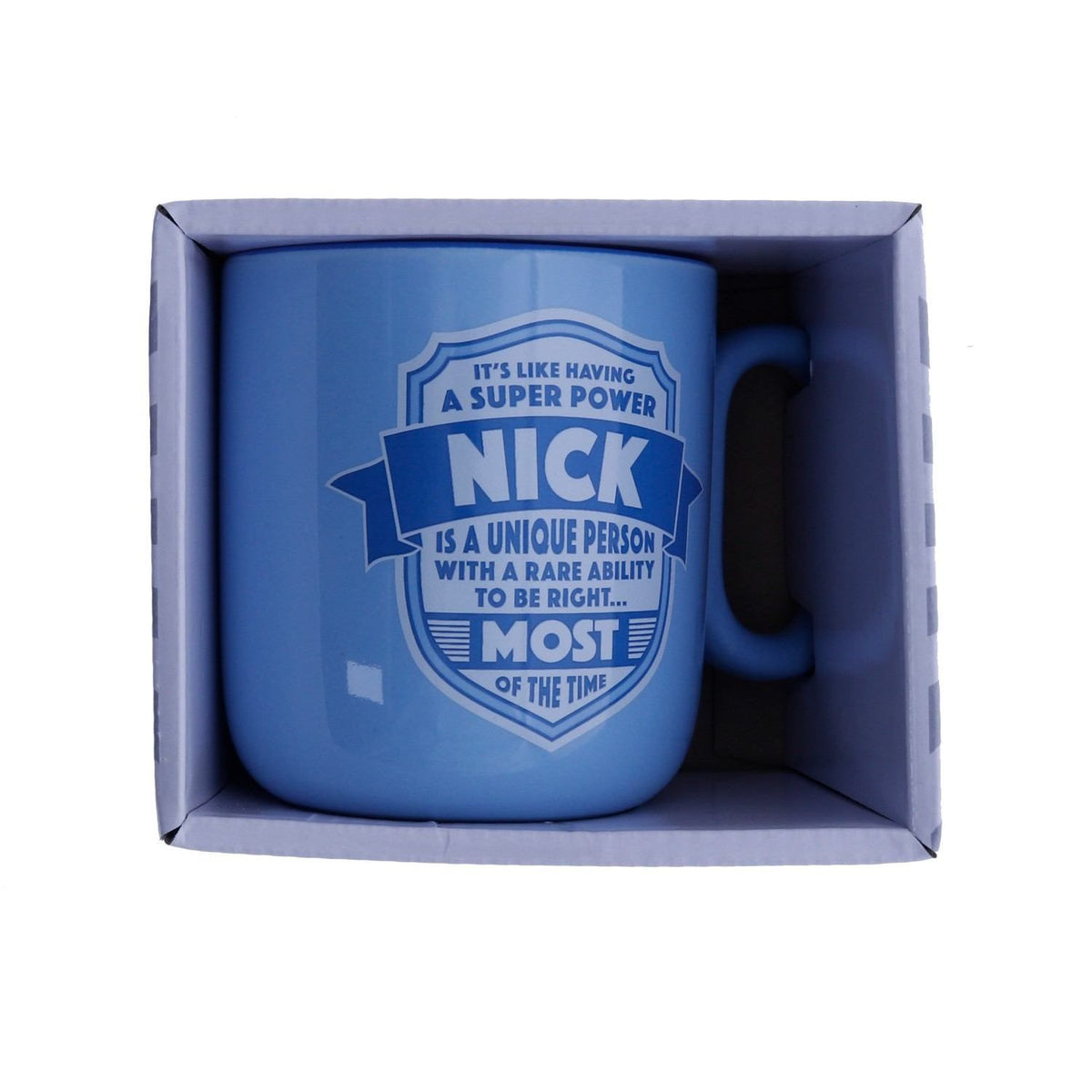 Nick About Me Mug - Dollars and Sense