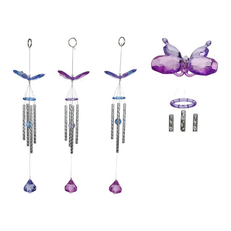 Wind Chime - Acrylic Small Butterfly - Dollars and Sense