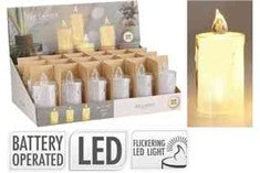 1PC CANDLELIGHT W/W10.5CM TRANSPARENTB/O