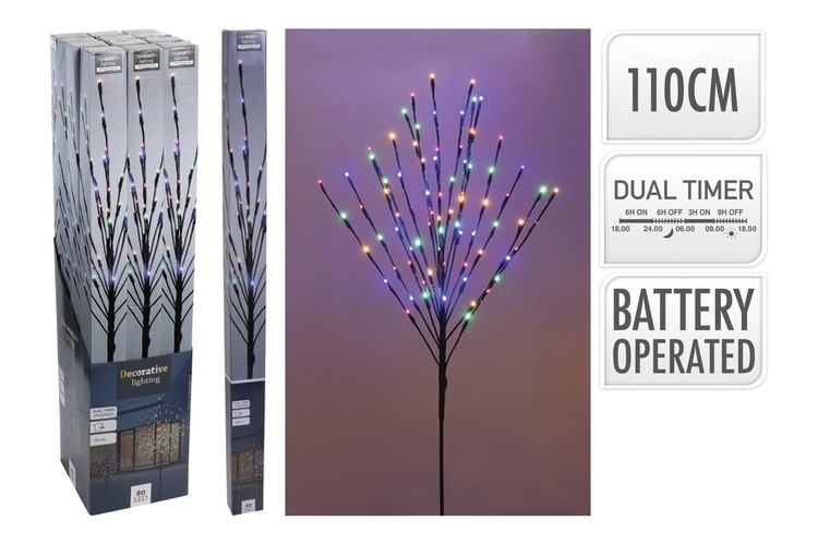 TREE ON PICK 80LED MULTI IP44 110CM