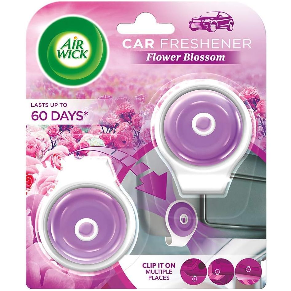 Airwick Clip On Car Freshener - Blossom Flower - Dollars and Sense