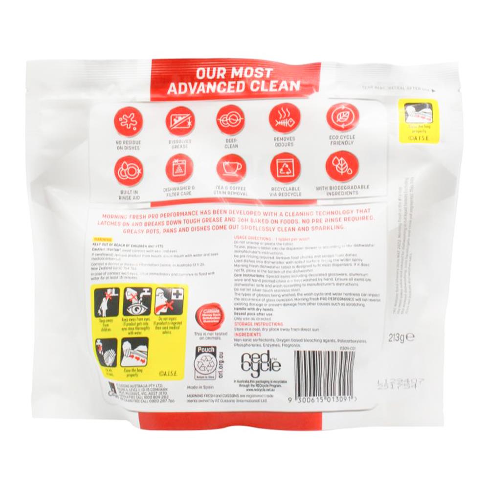 Morning Fresh Dishwasher Tablets - Lemon