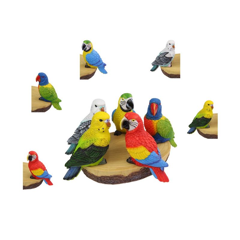 *17cm Budgie/Parrot/Lorikeet on Display SKU BIRBPLPK - Dollars and Sense