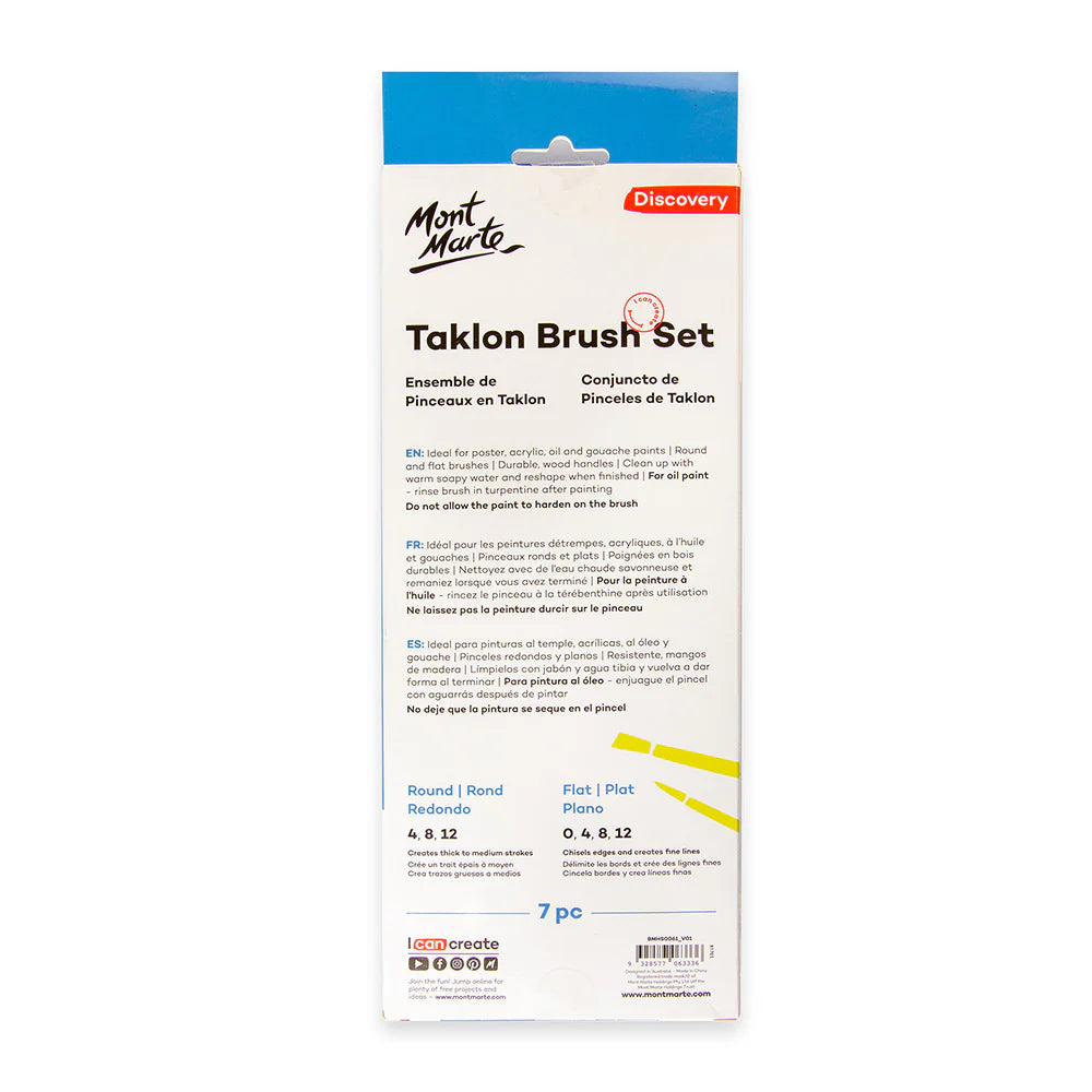 Mont Marte - Taklon Brush Set - Dollars and Sense