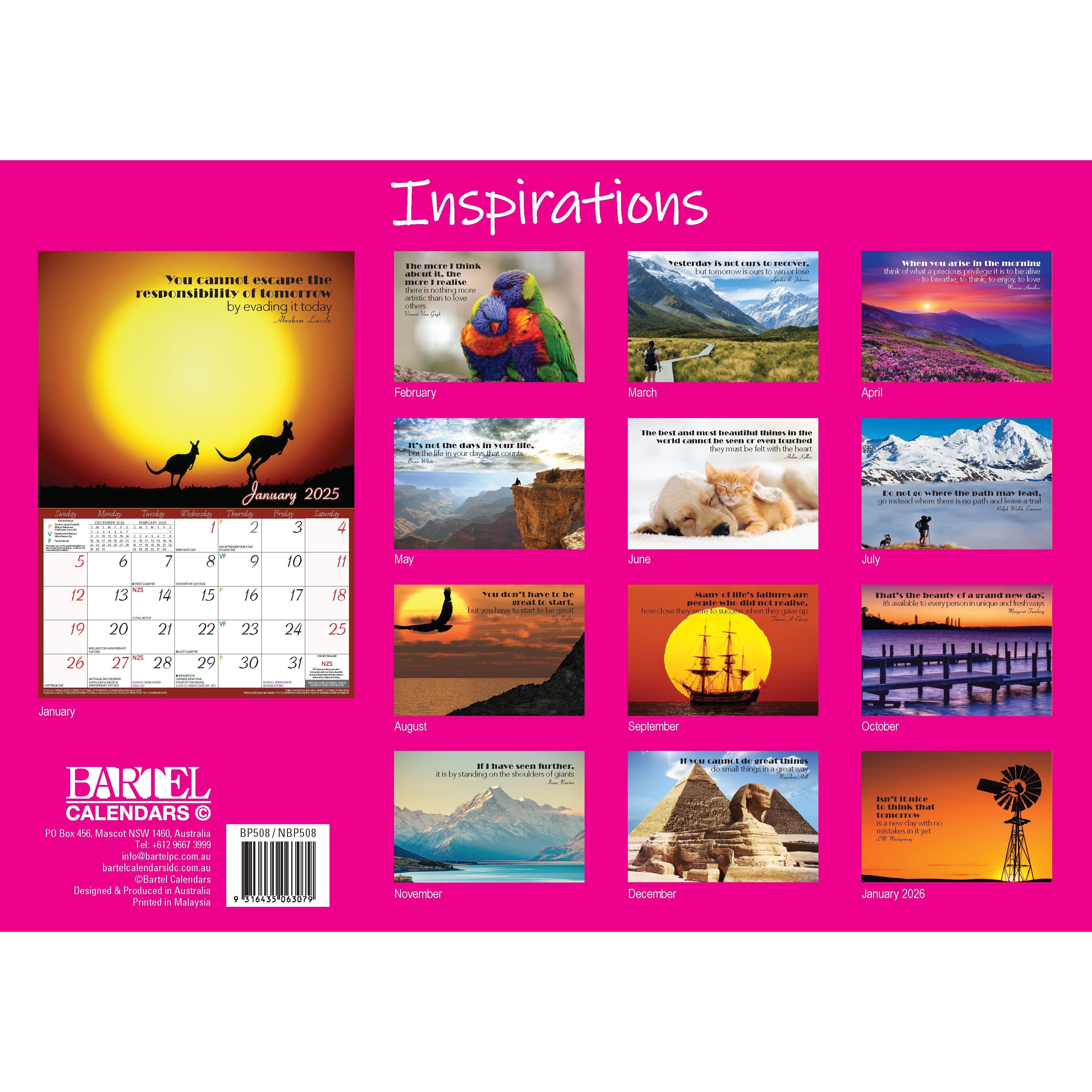 Calendar 2025 Inspirational Quotes