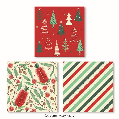 Napkins 20Pk Xmas Gen Asst