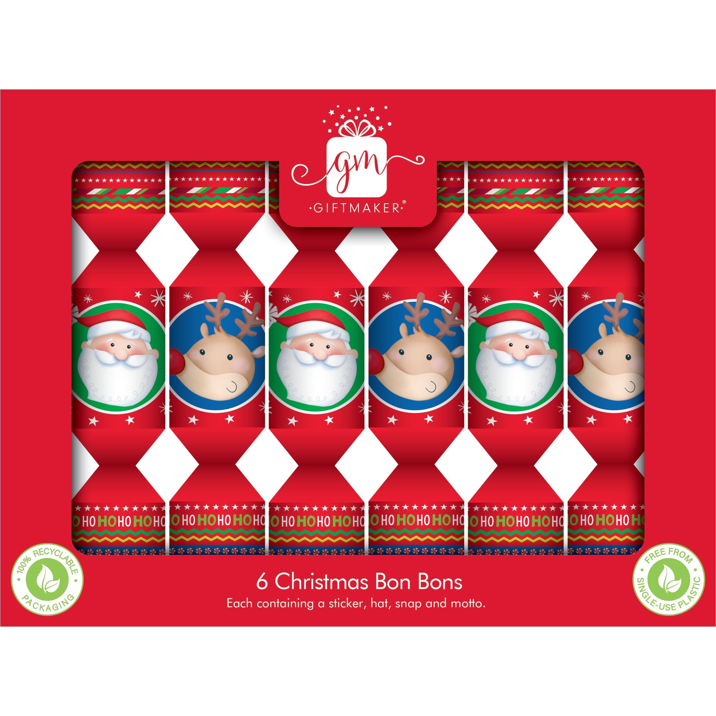 6X6In Santa Friends Mini Bonbons