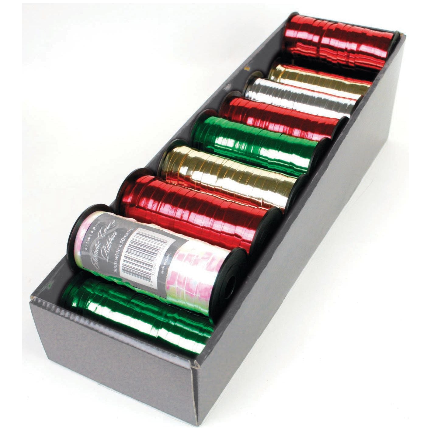 Ribb Roll Xmas 50M Curling