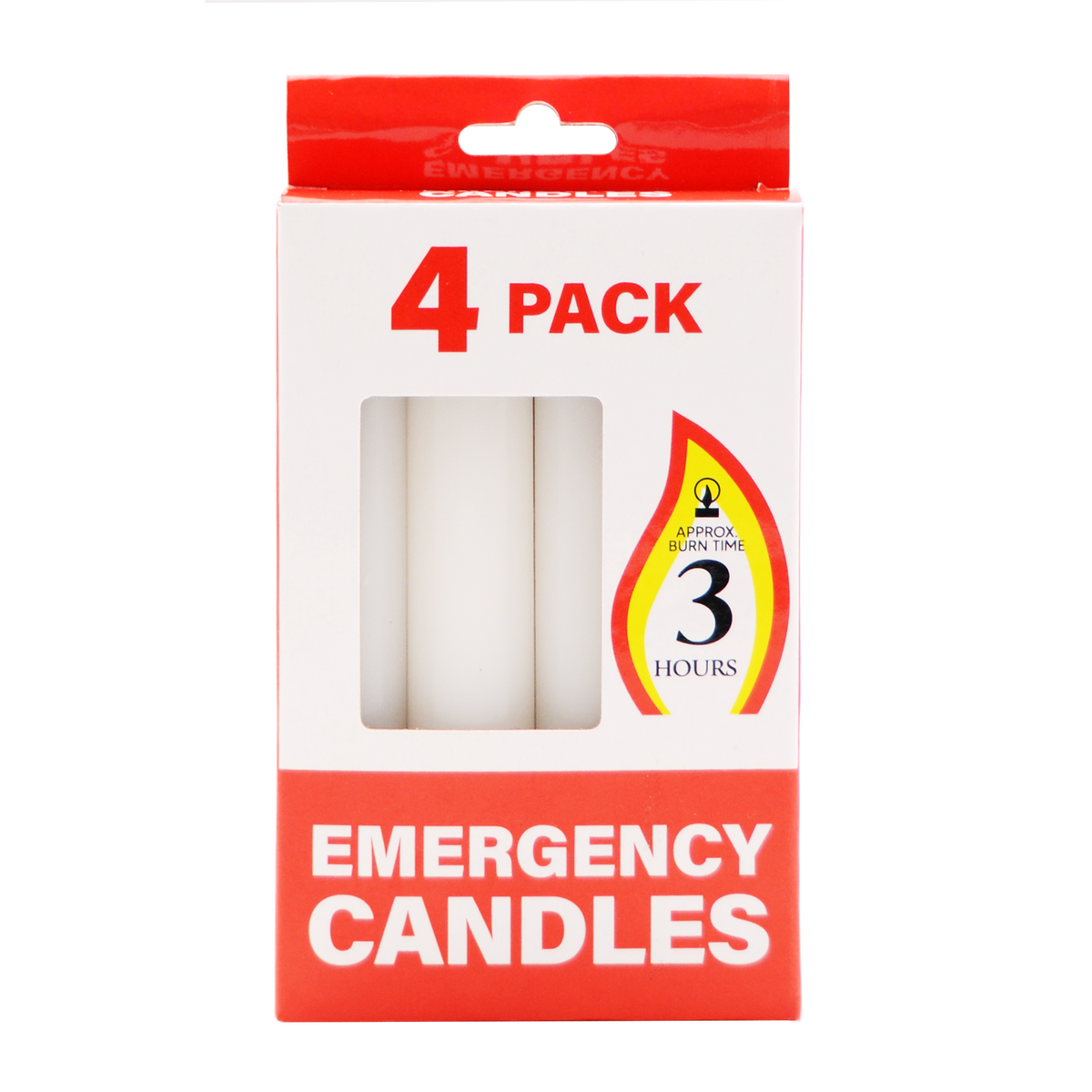Emergency Candles - 4 Pack - Dollars and Sense