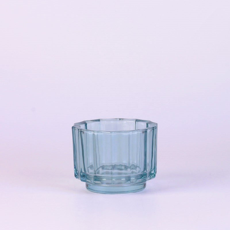 Glass Candle Holder Coloured 230ml