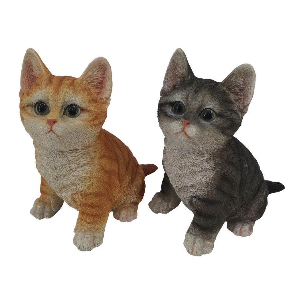 17cm Sitting Cat 2 Asstd SKU CATFASIT - Dollars and Sense
