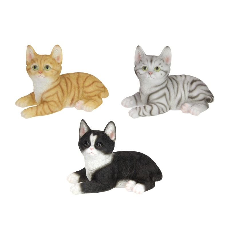 18cm Laying Cat 3 Asstd SKU CATLAYTH - Dollars and Sense