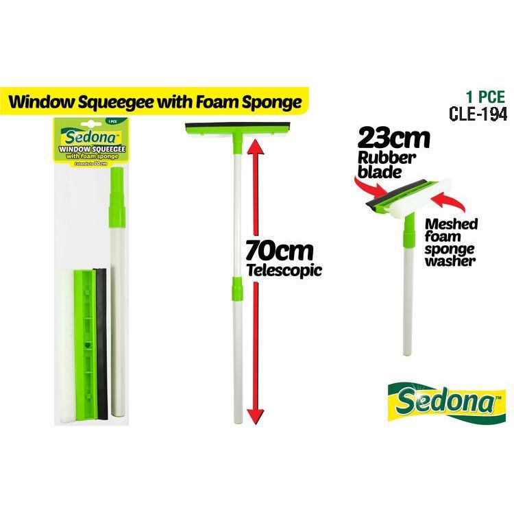 Squeegee for Glass - Telescope handle - Dollars and Sense
