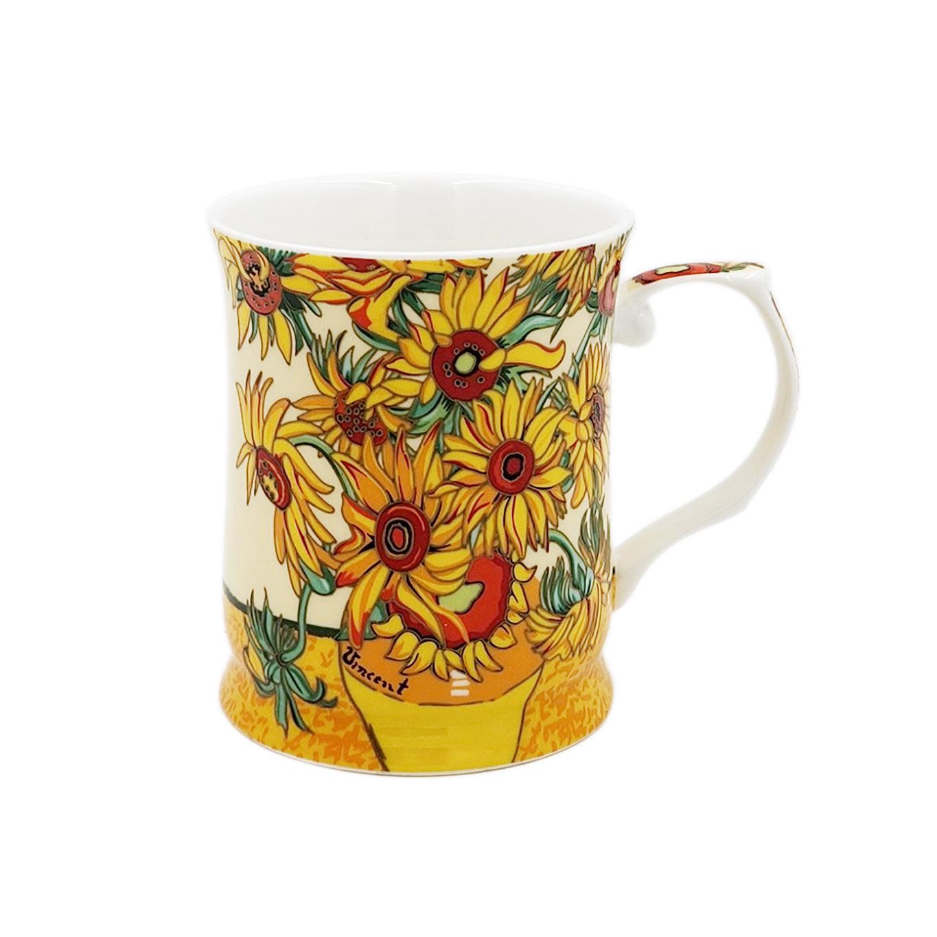 Embossed Van Gogh Sunflowers Mug 415cc