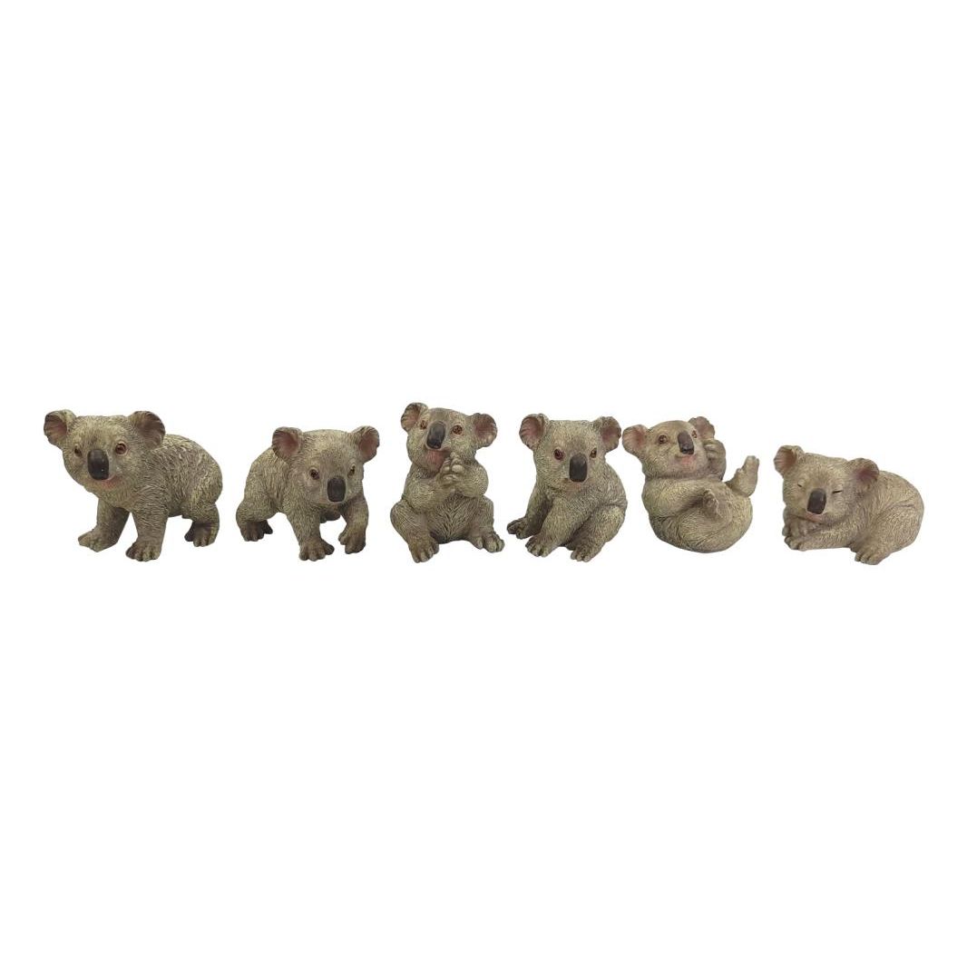 6cm Aussie Koala 6 Ass SKU DBKOAPAC - Dollars and Sense