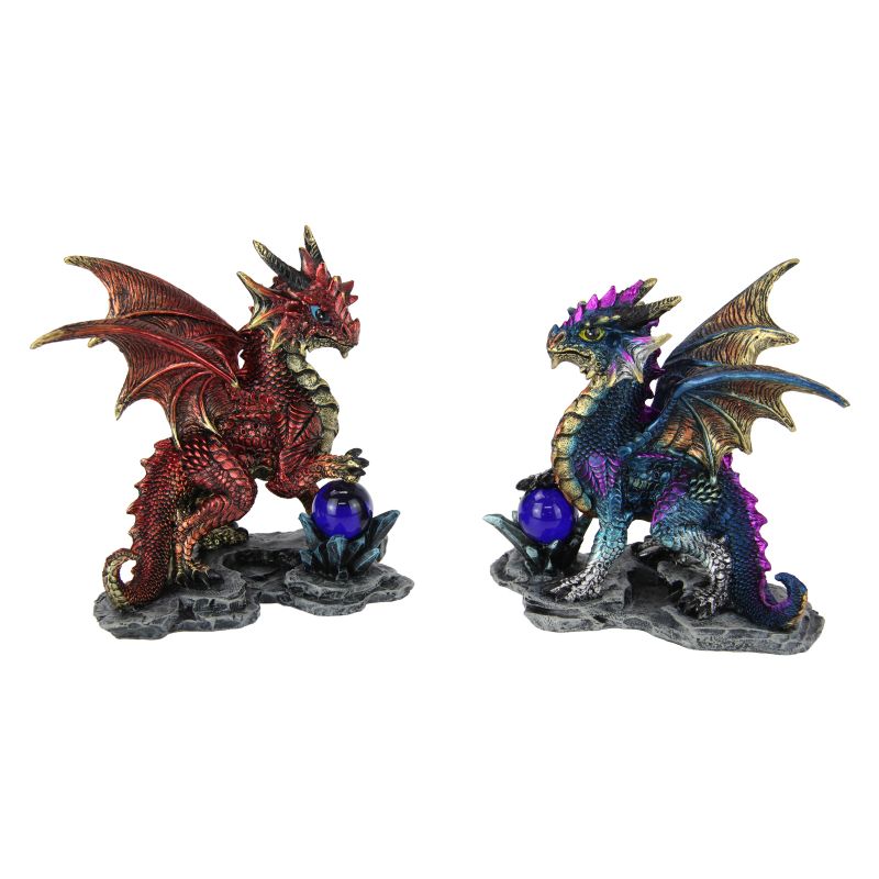 15cm Guardian Dragon with Orb 2 Asstd SKU DRAGORBRJ - Dollars and Sense