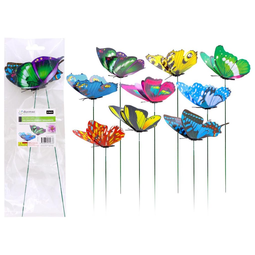 Decorative Garden Ornaments - Butterfly on Stick - Dollars and Sense