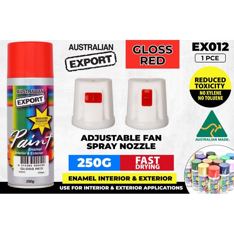 Spray Paint - Gloss Red - Dollars and Sense