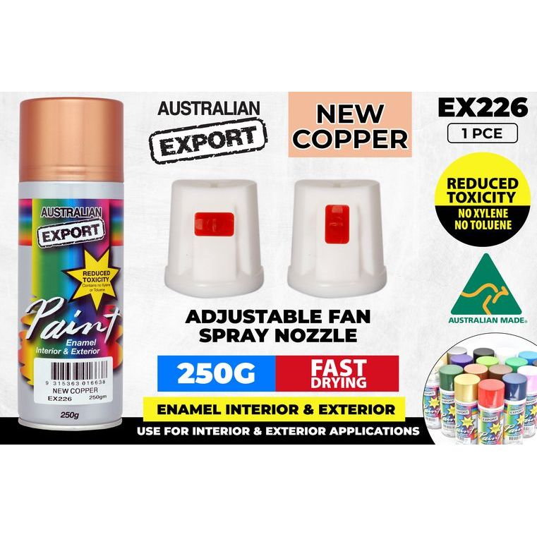 Spray Paint Copper Export 250gm - Dollars and Sense