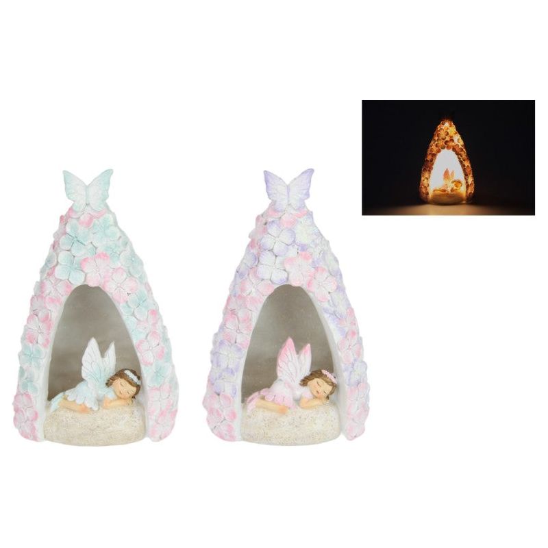 Fairy in Floral Cave -  Lamp - Dollars and Sense