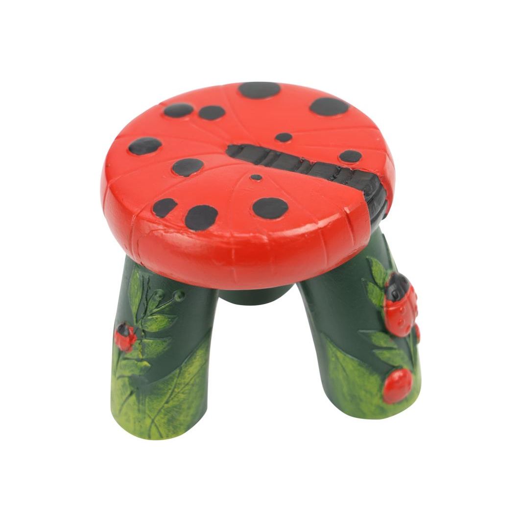 Fairy Garden Ladybug - Stool - Dollars and Sense