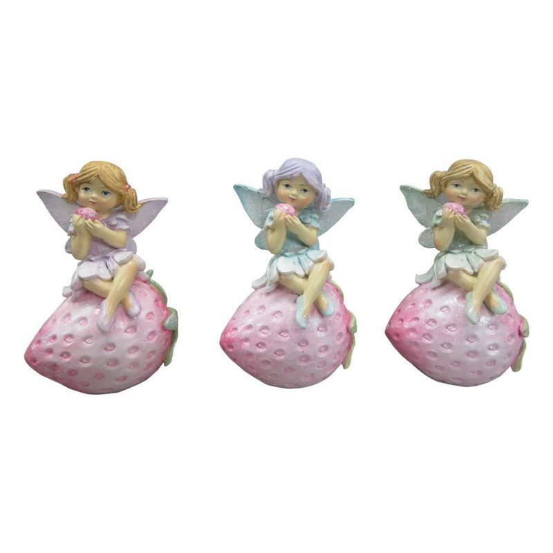 Fairy On Strawberry - Sitting