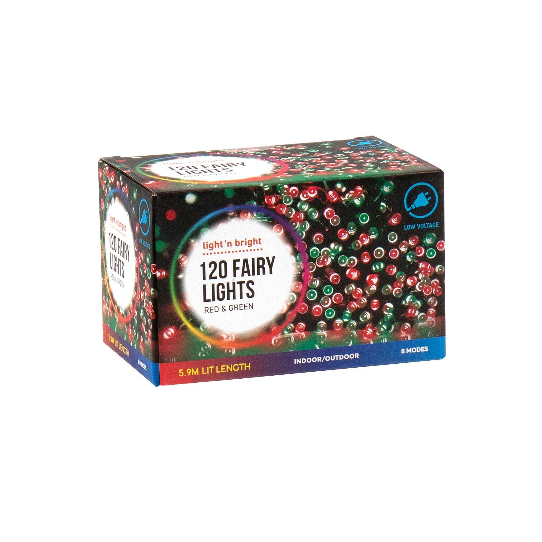 Fairy Lights - Red & Green