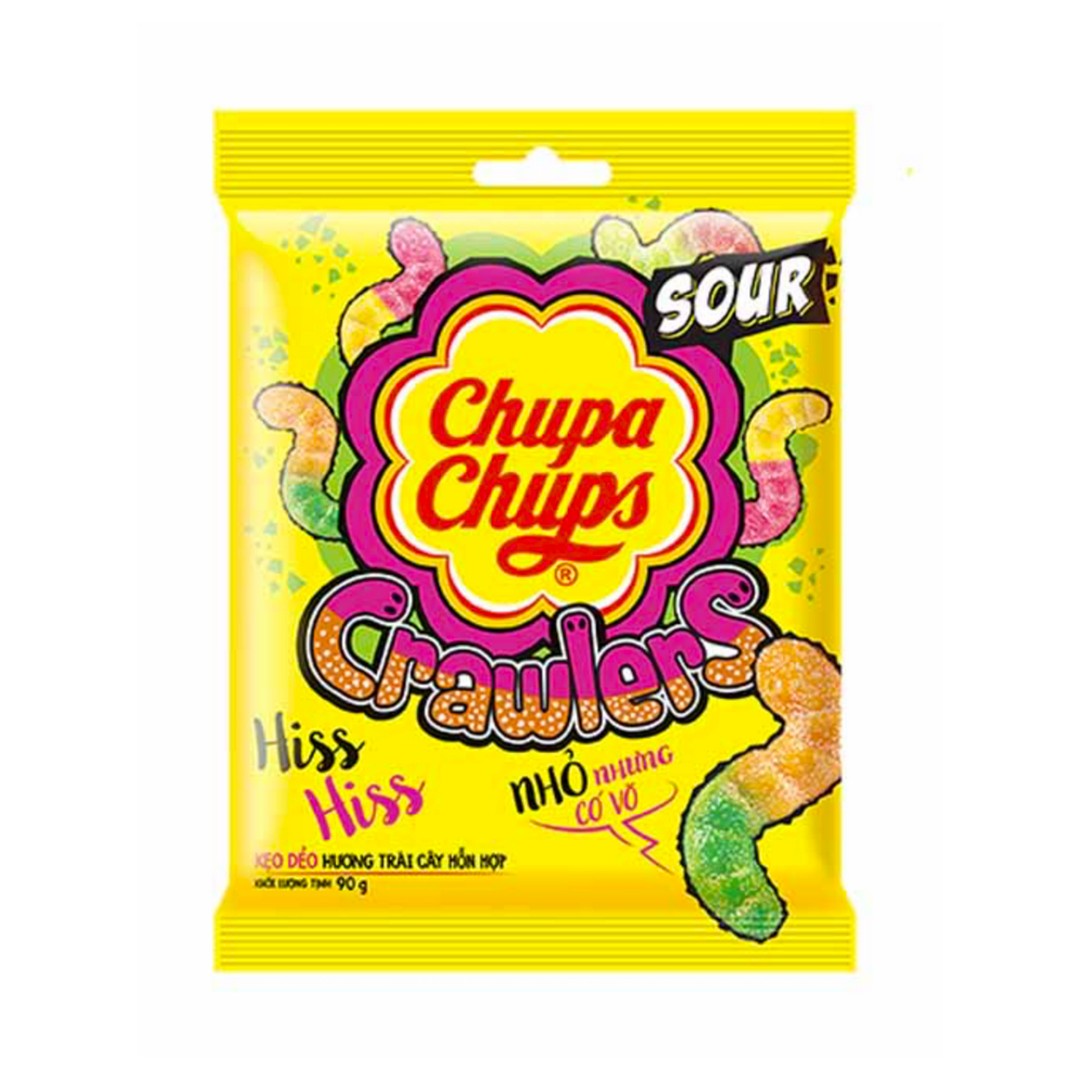 ChupaChups Jelly SourCrawl 90g