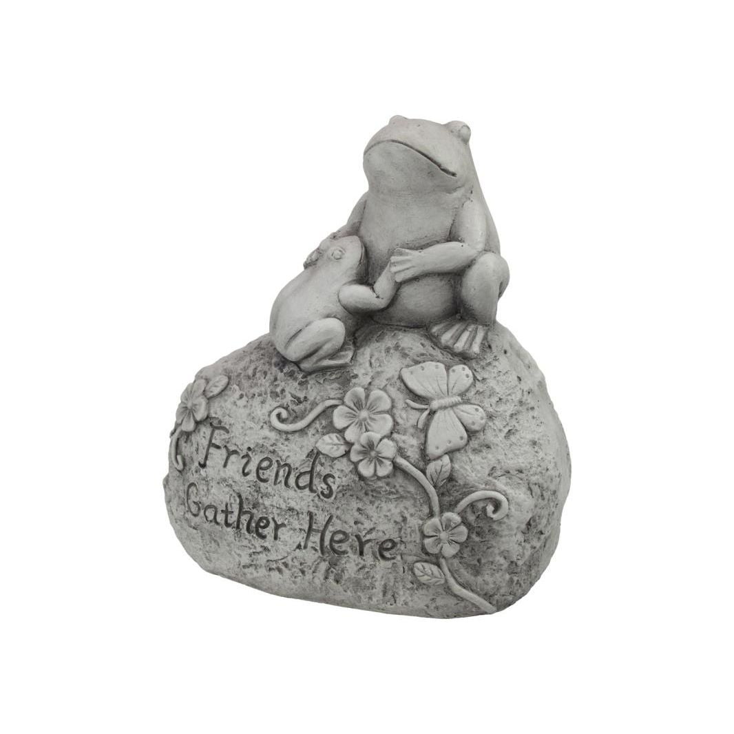 31Cm Frog Garden Plaque W/Wording SKU FROINGAR - Dollars and Sense