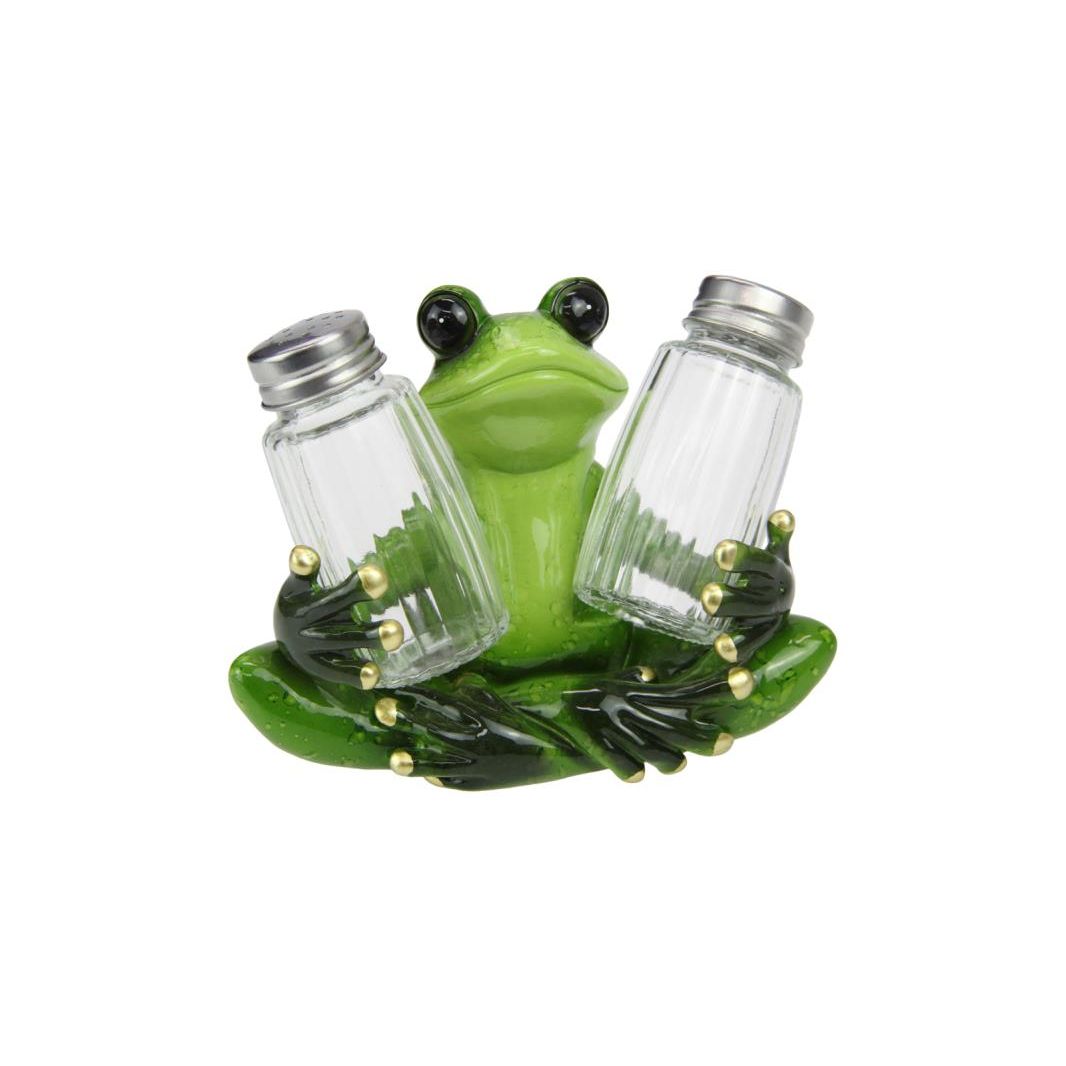 14Cm Frog Salt and Pepper Shaker SKU FROMSP - Dollars and Sense