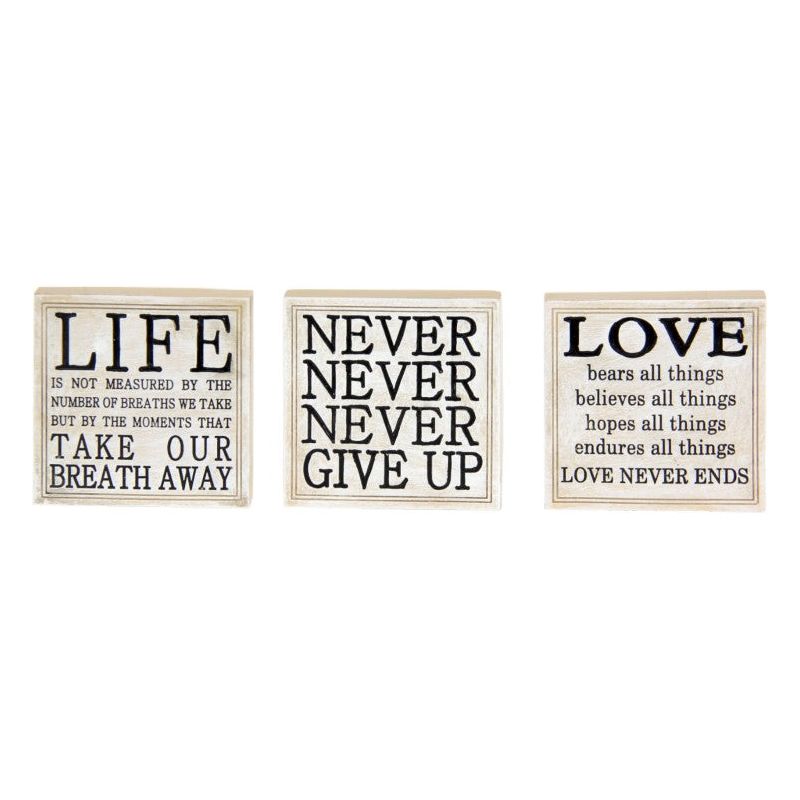 Garden Plaque with Inspirational Words - Dollars and Sense