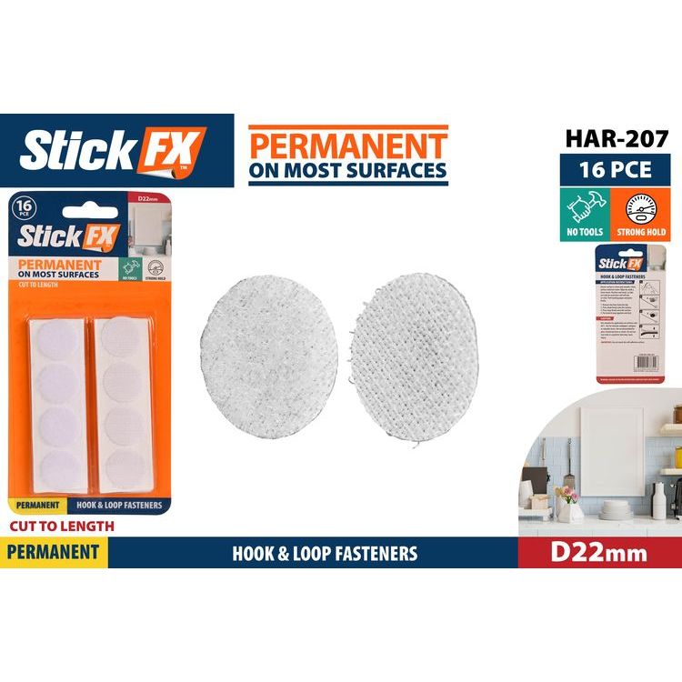 Hook & Loop Fasteners - Self Adhesive Permanent