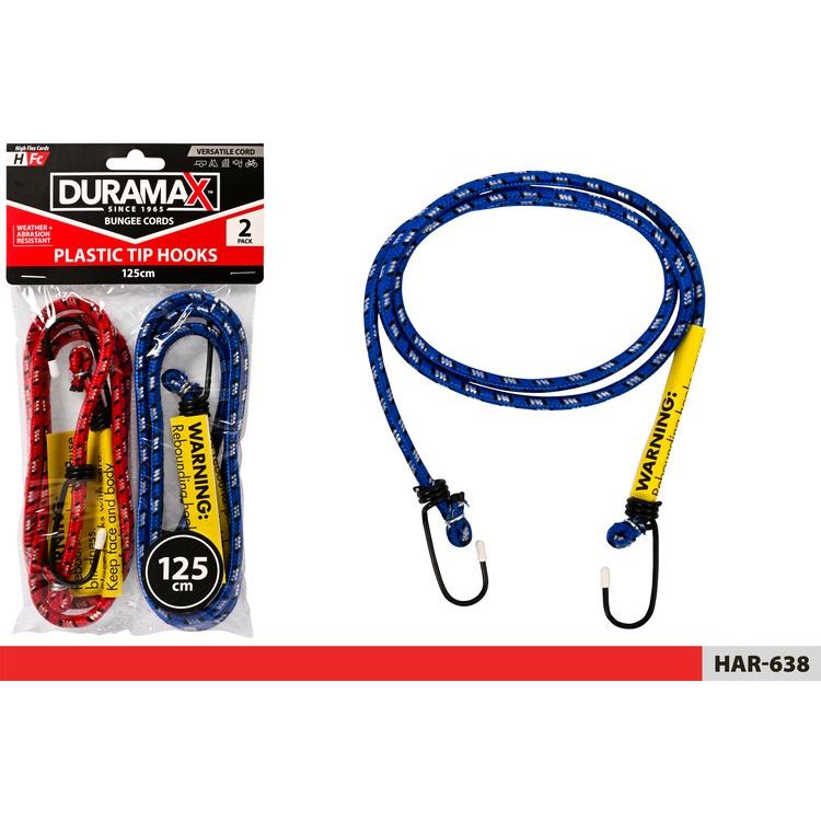 2 piece Bungee Cord - Assorted Colours - Dollars and Sense