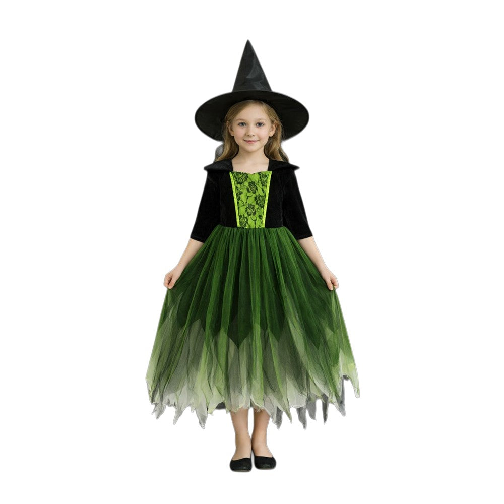 Kids' Emerald Witch Costume - Dollars & Sense Australia