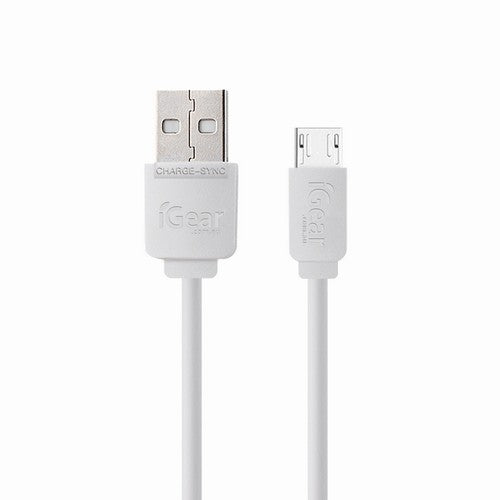 Igear Cable Charger USB - White - Dollars and Sense