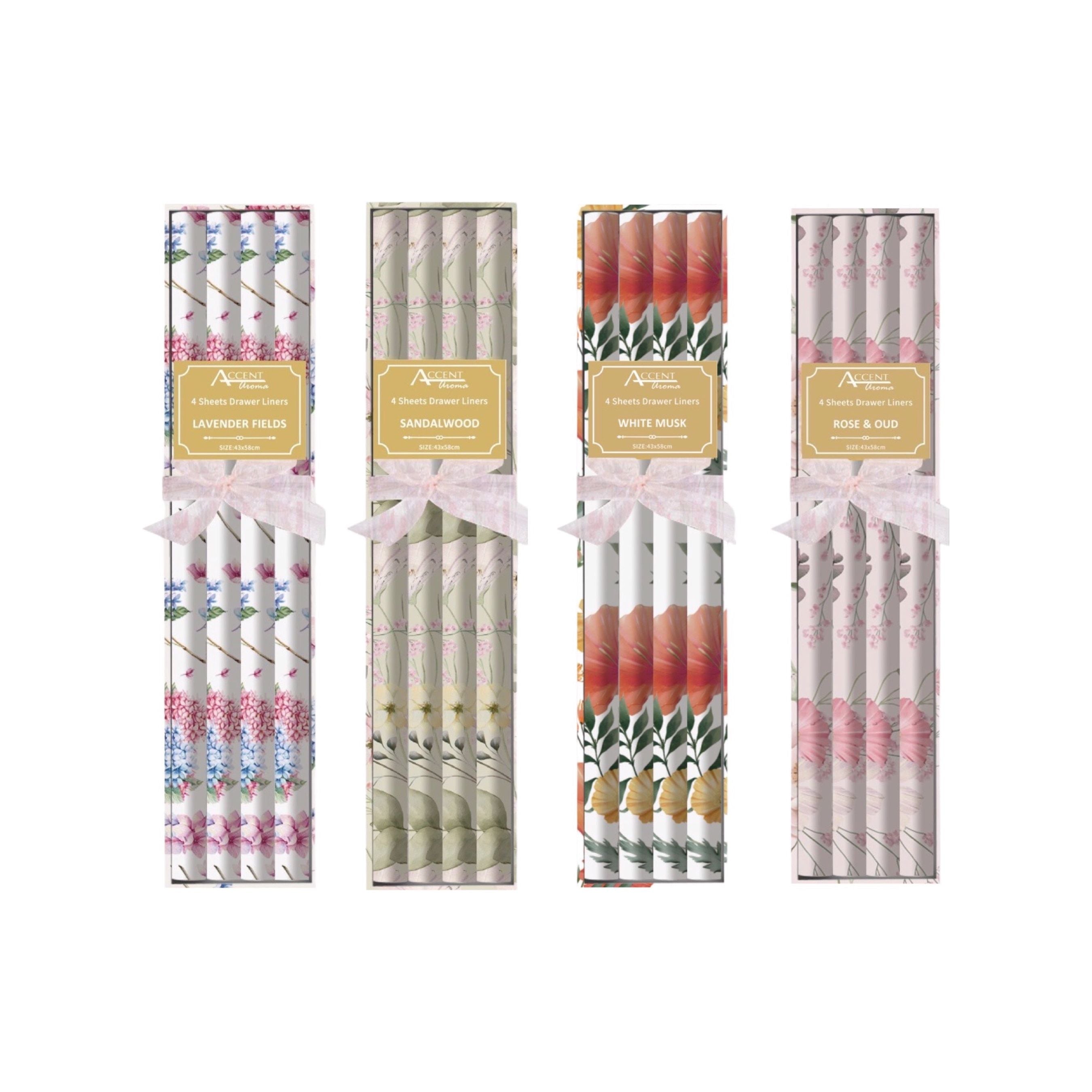 Meadow Bouquet Scented Draw Liner 4pl