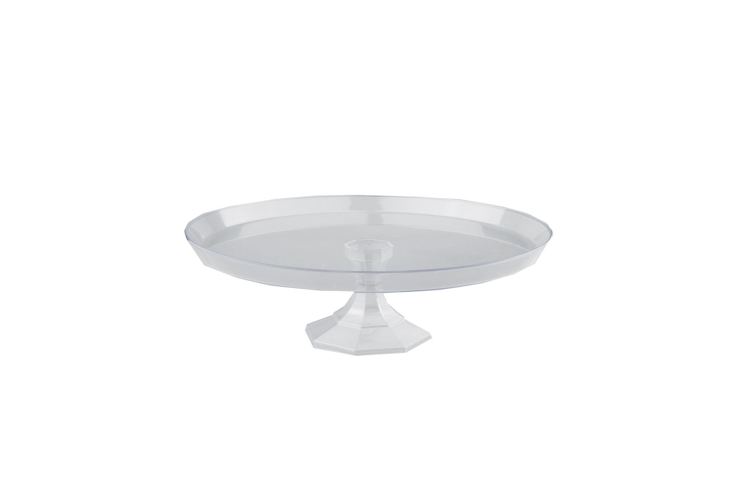 295mm Cake Stand Clear Pk1