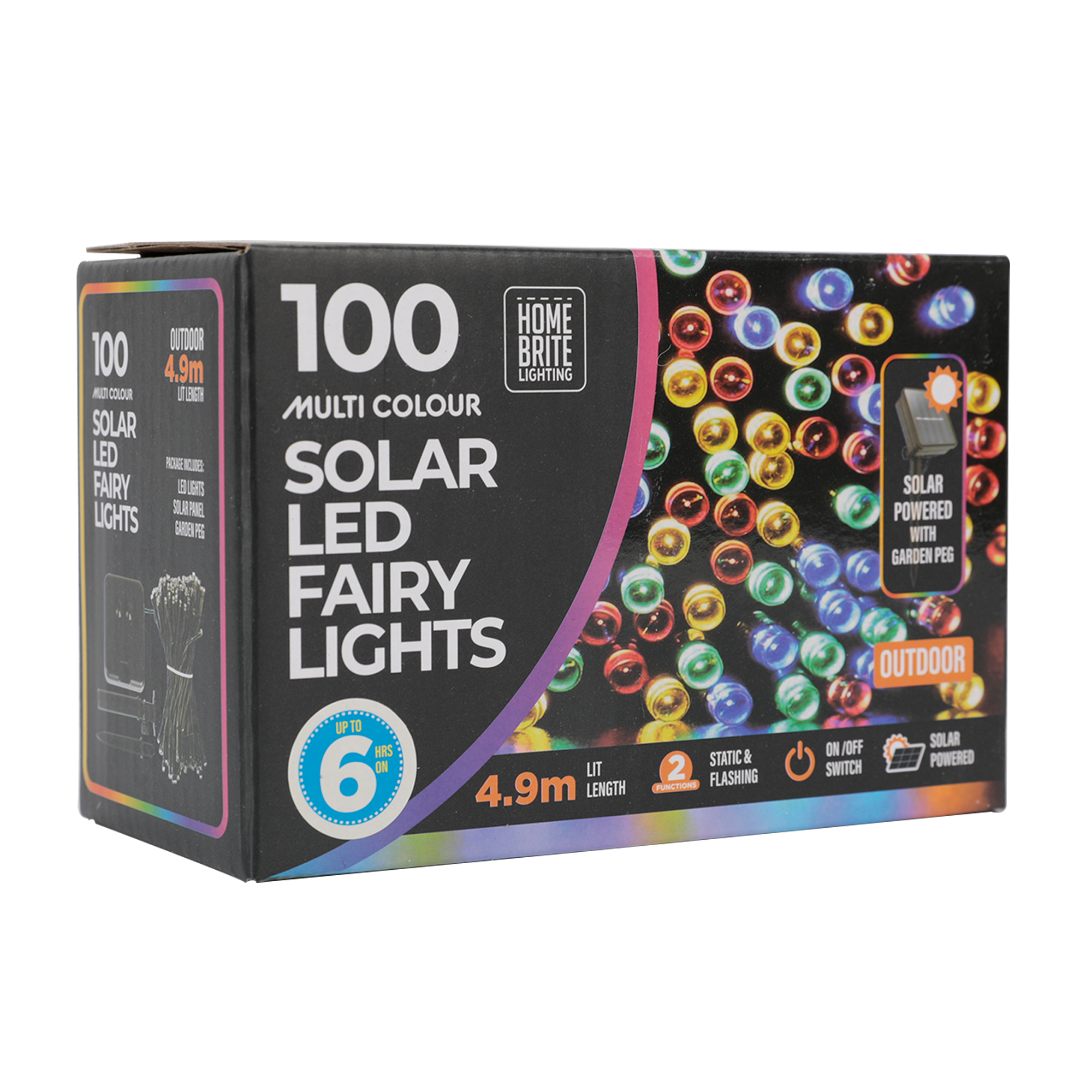 Solar Light 100Pc Multi