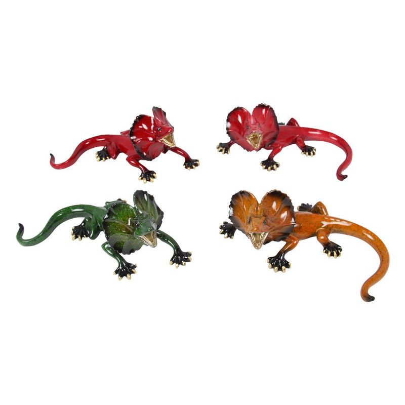 15cm Marble Frilled Neck Lizard SKU LIZFRM4 - Dollars and Sense