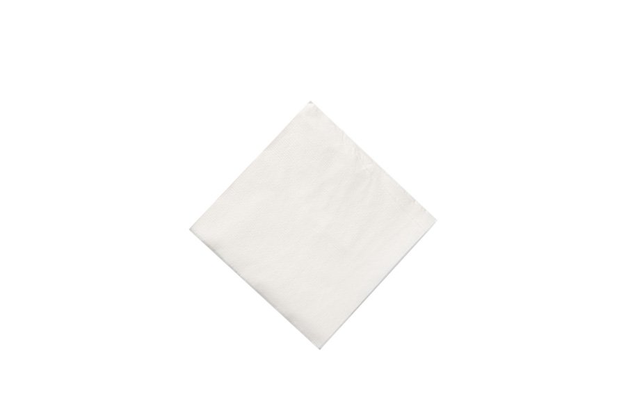 300mm x 300mm White 2ply Lunch Napkins Pk40