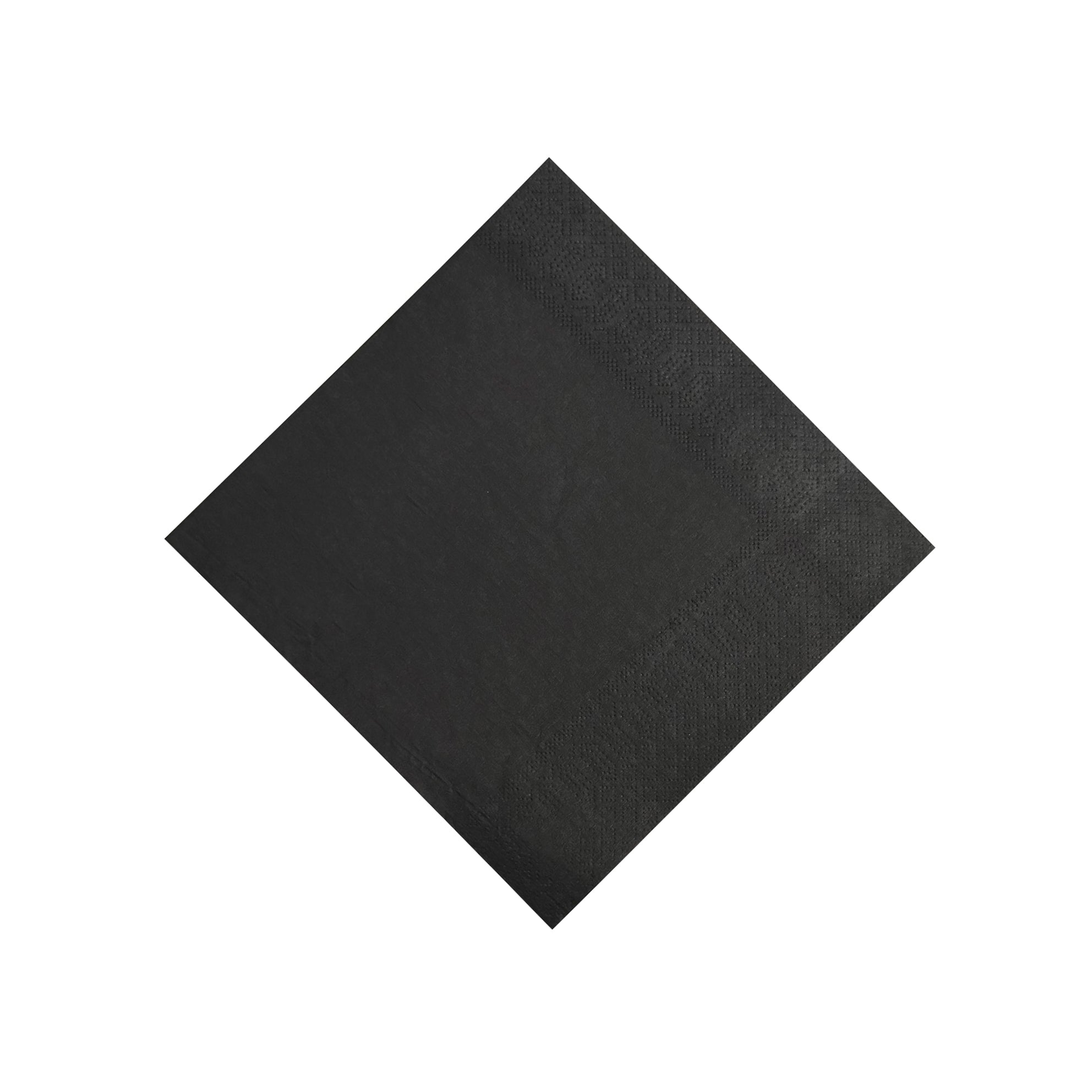 FSC 330mm x 330mm Black 2 Ply Lunch Napkins Pk50