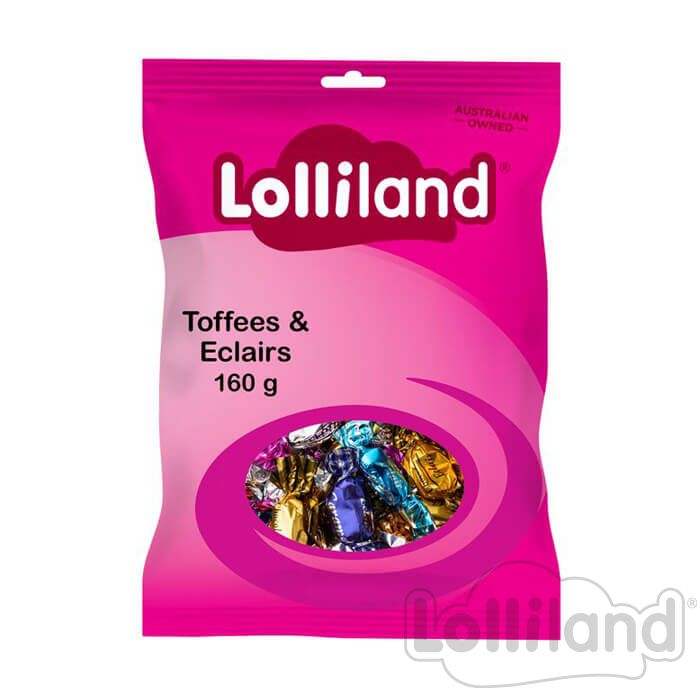Lolliland Toffees & Eclairs 160g - Dollars and Sense