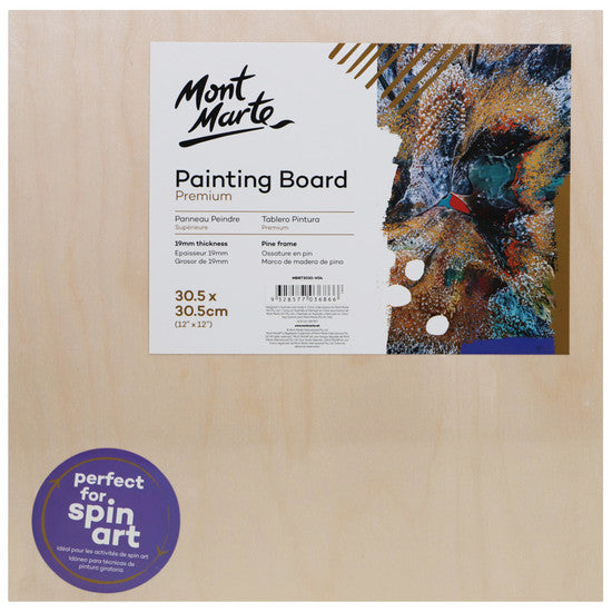 Mont Marte Premium Painting Board 30.5x30.5cm - Dollars and Sense