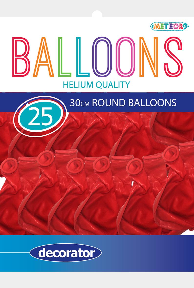 Latex Balloons - Strawberry Red - Dollars and Sense