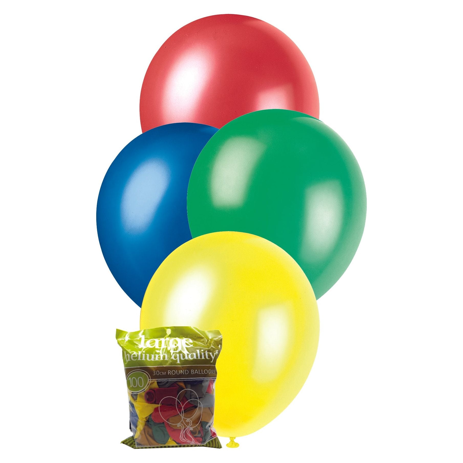 Metallic Latex Balloons - Assorted Colours - Dollars and Sense
