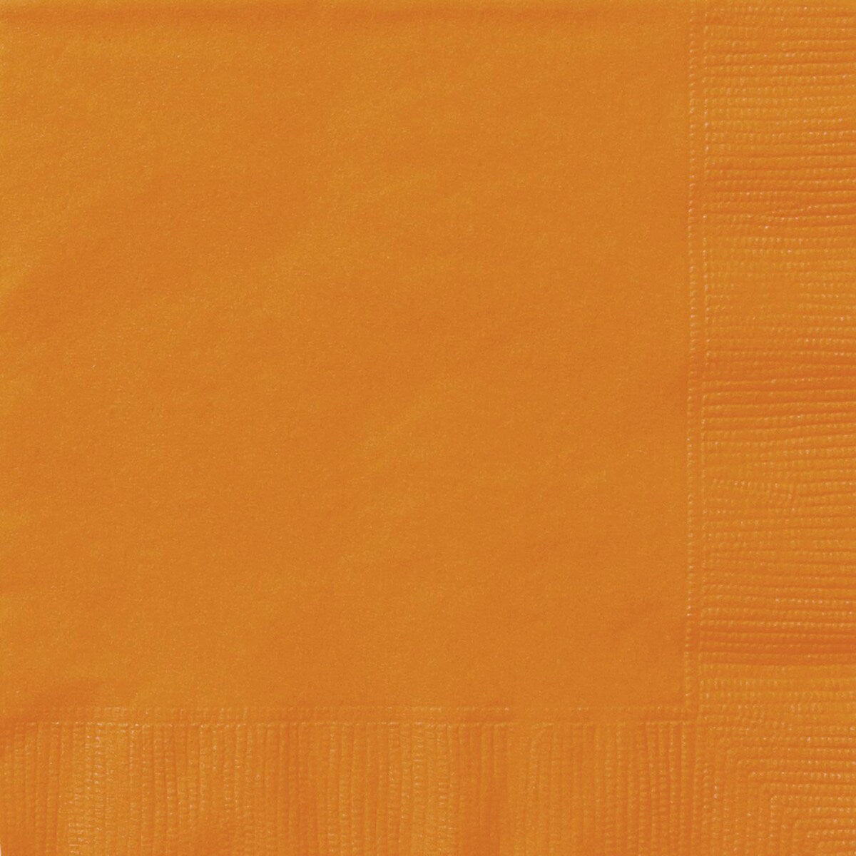 Beverage Napkins - Pumpkin Orange - Dollars and Sense