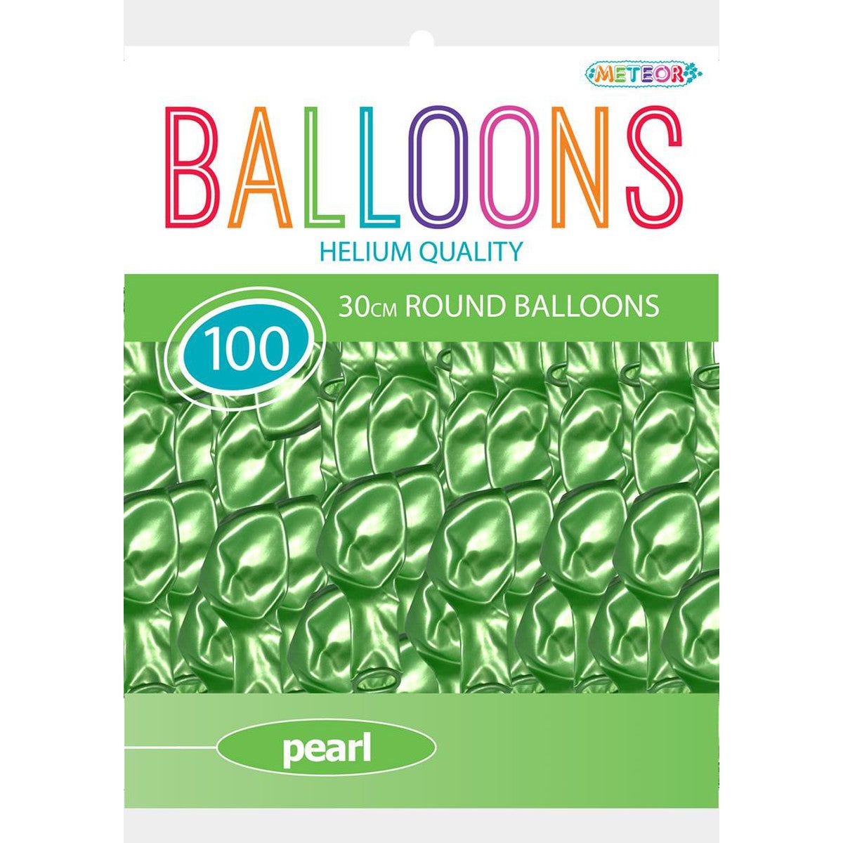 Balloons Pearl Lime Green 30cm 100pc