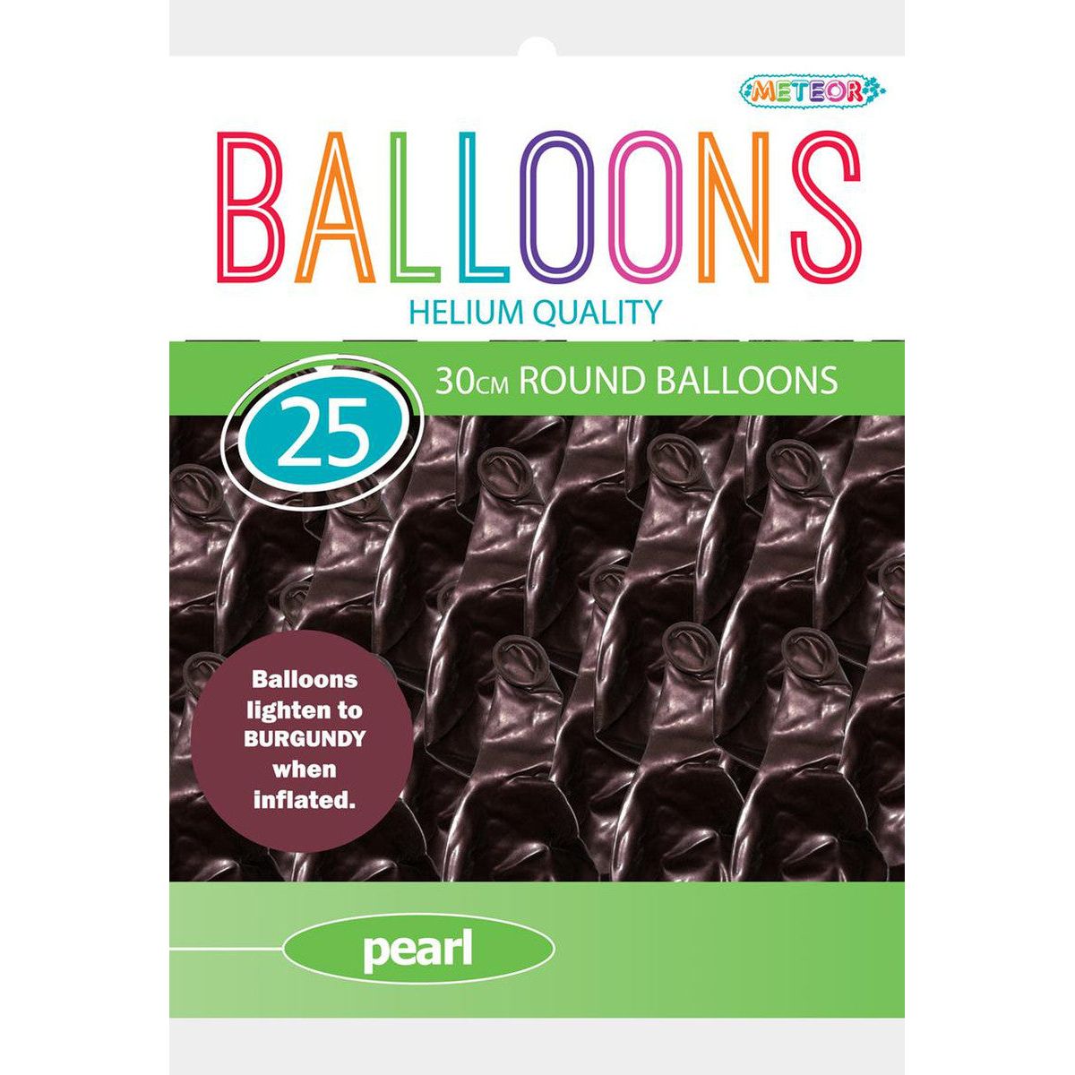 Balloons Pearl Burgundy 30cm 25pc